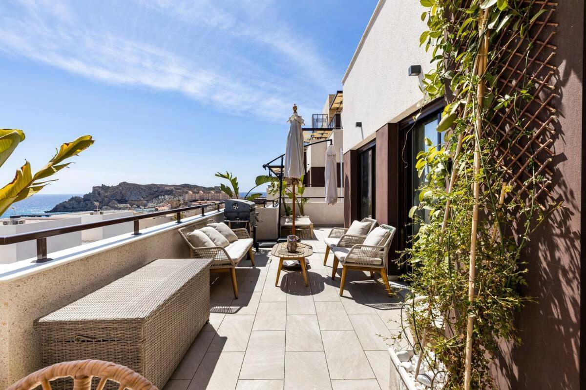 Luxury Designer Apartment - Unbeatable Sea Views Águilas Dış mekan fotoğraf